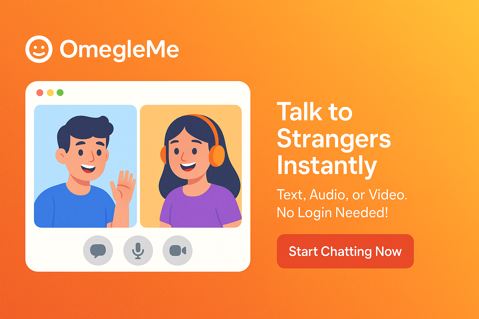 Talk With Strangers Talk to Strangers Online | Random Chat with New People | OmegleMe